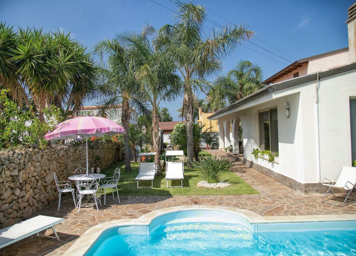 Villa Manzella Piscina Privata Cinisi Eksteriør billede